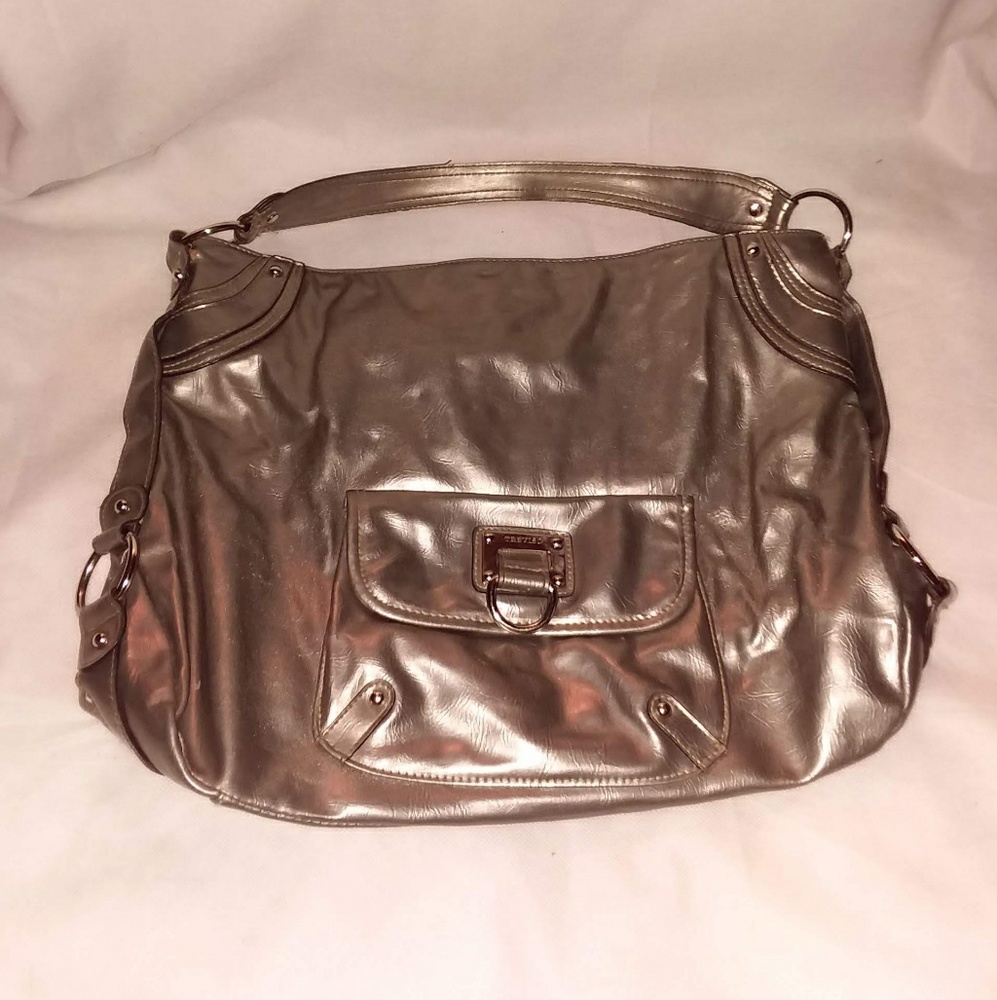 Silver Treviso purse